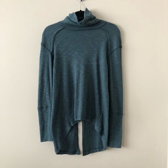 Free People Split Back Turtleneck Thermal - Picture 3 of 6